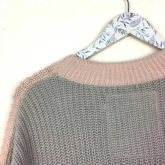 SUPERDRY Nordic Pink Colorblock Sweater - Picture 3 of 6